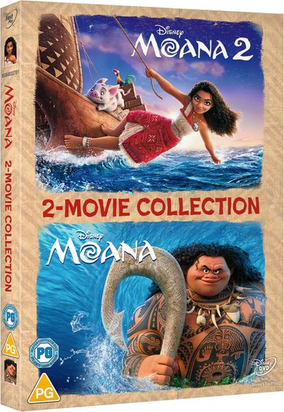 Moana 1 &amp; 2 DVD