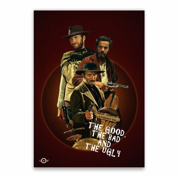 The Good The Bad And The Ugly Collage Poster - A1