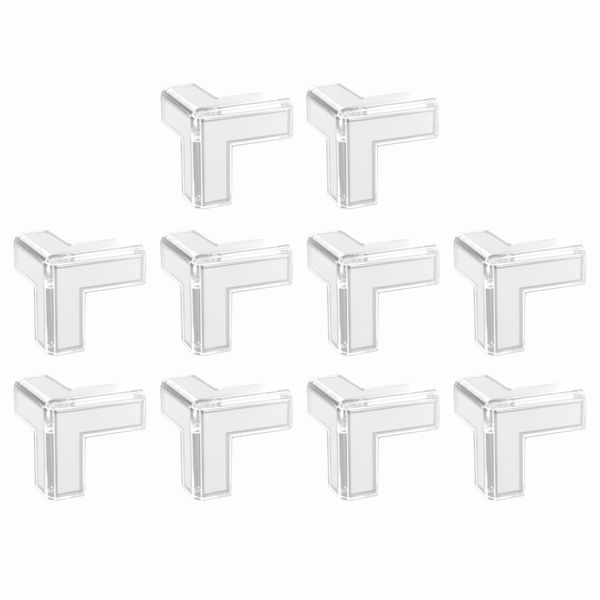 10 Piece Baby Clear Safety Corner Protector -T Shaped