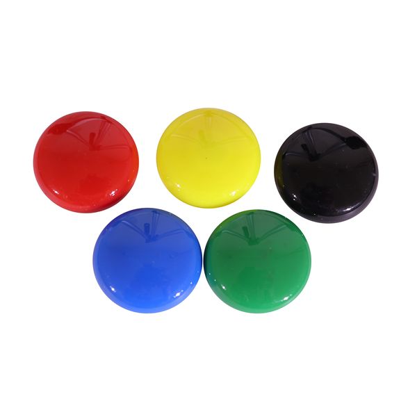 Circular Magnets (5 Per Card - Assorted - Size: 30mm) Pack of 2