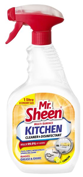Shield Mr Sheen Kitchen Cleaner and Disinfectant 1L