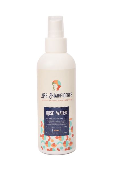 Mrs hairfidence Rosewater,restores the health state of natural hair