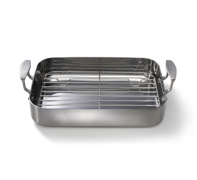 Skottsberg Stainless Steel Roasting Pan - 35cm x 25cm