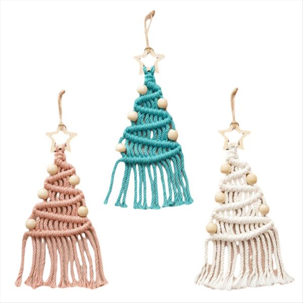 Christmas Tree Lace Knitted Decoration DIY Christmas Tree Woven Decoration