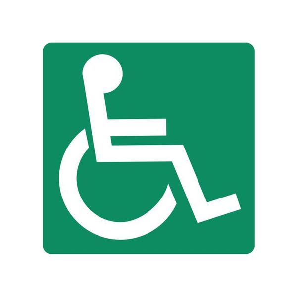 Wheelchair Sign 290 x 290mm