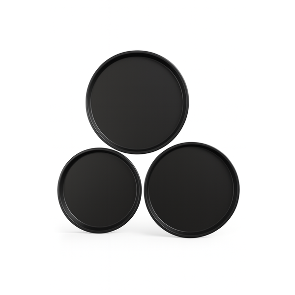 3-Piece Pizza Pan Set - Non-Stick, Baking Trays