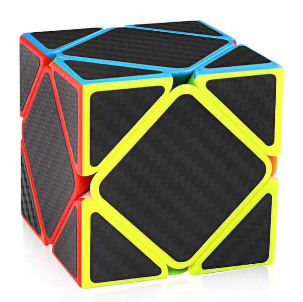 Smooth Carbon Fiber Speed Skew Magic Cube