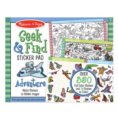Melissa &amp; Doug Seek &amp; Find Sticker Pad - Adventure