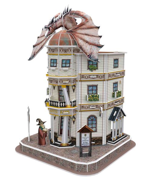 4D Harry Potter Gringotts Bank 74pcs/21cm Tall 3D Puzzle