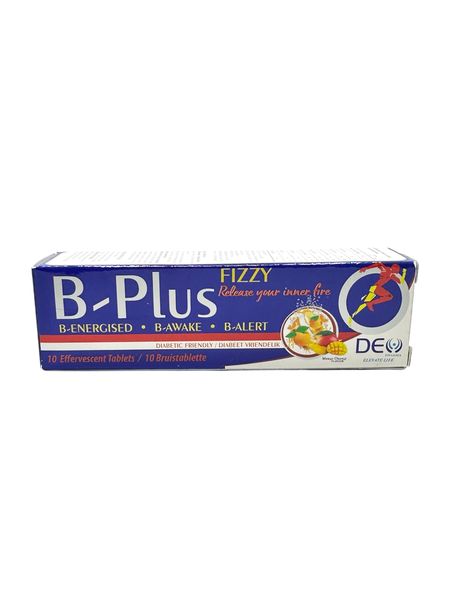 Deo Pharma B-Plus Fizzy Deo Pharma - 10 Effervescent Tablets
