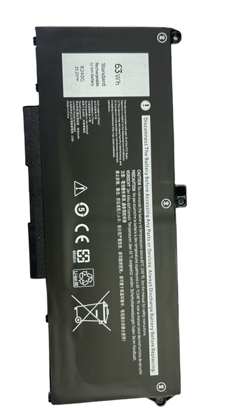63 wh Replacement For Dell 5520 Standard Rechargeable Battery RJ40G 15.2Vm