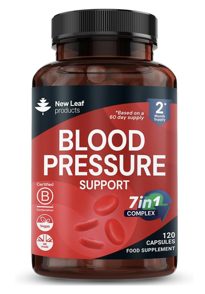 Blood Pressure Support 7-in-1 Complex Capsules 2 Months Supply-Heart Health