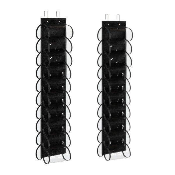 2 Pack - 26 Grid Cross Border Hanging Storage Bag