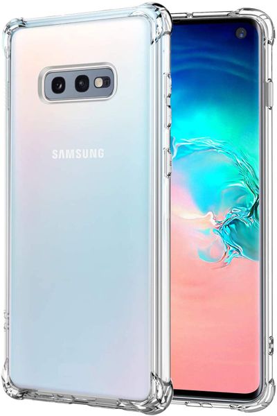 Shockproof TPU Clear Pouch Gel Case for Galaxy S10E