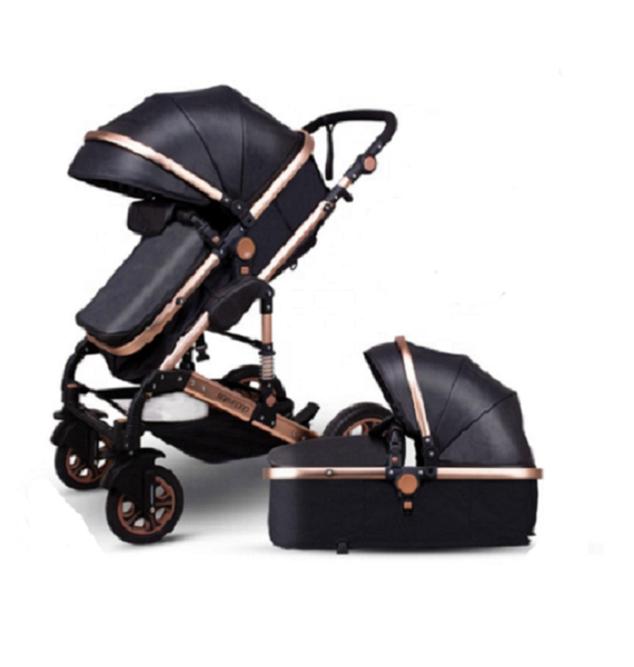 Belecoo Luxury Travel System 2 in 1 - PU Black