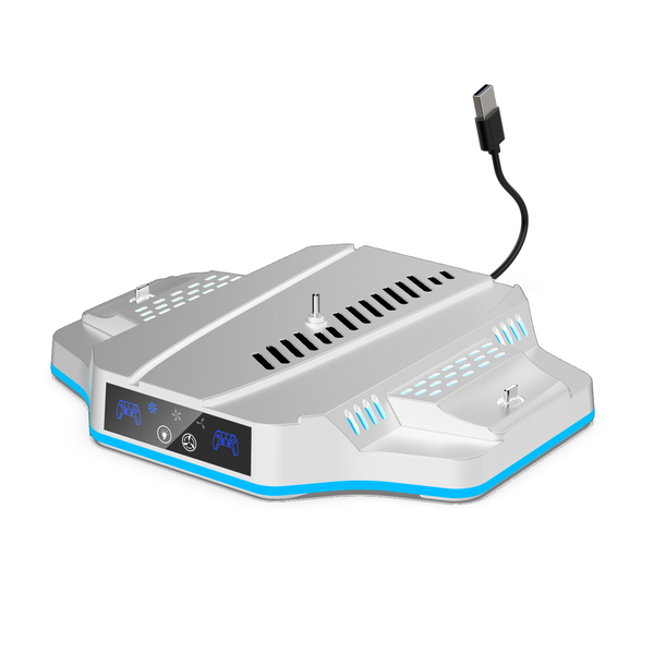 Multifunctional Cooling &amp; Charging Stand Compatible with PS5 Slim/ PS5 Pro