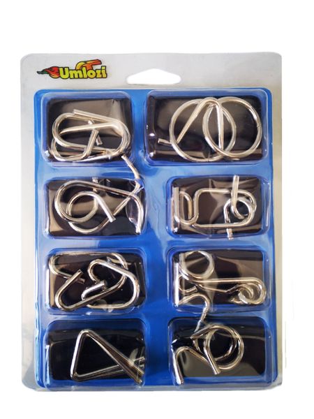 3D Metal Puzzles Challenge 2 - Set of 8