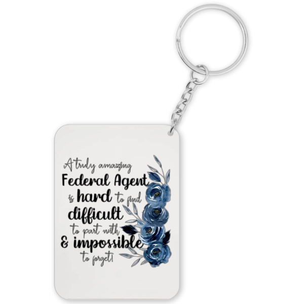 A Truly Amazing Federal Agent Gift Keyring