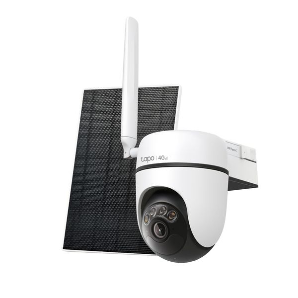 TP-Link Tapo C615G KIT Solar-Powered Pan/Tilt 2K 4G LTE Security Camera Kit