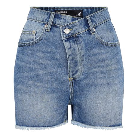 Kangol Ladies Denim Shorts - Blue Wash [Parallel Import] | Shop