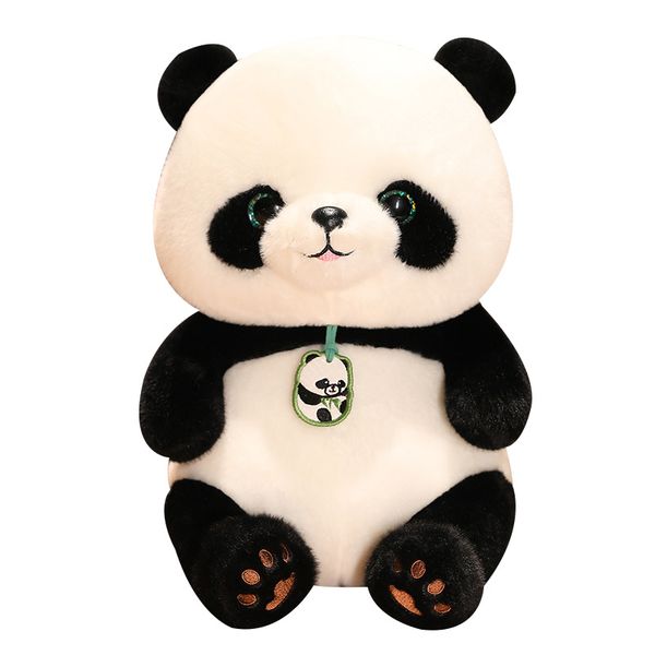 MUDUO 24cm Giant Panda Plush Toy - Cute Soft Plush Doll for Kids