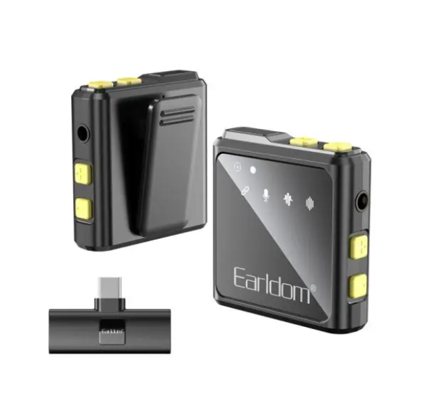 Earldom MC10C AfroCrafts Portable Wireless Collar Clip Microphone
