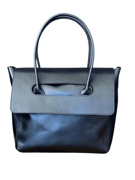 The Equestrian Genuine Leather Tote Shoulder Bag