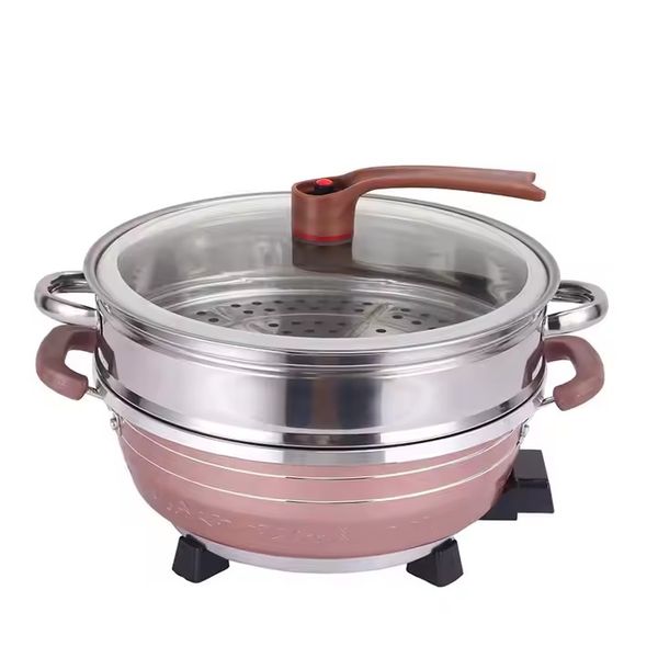 Multifunctional Electric Food Steamer Hot Pot Cooker