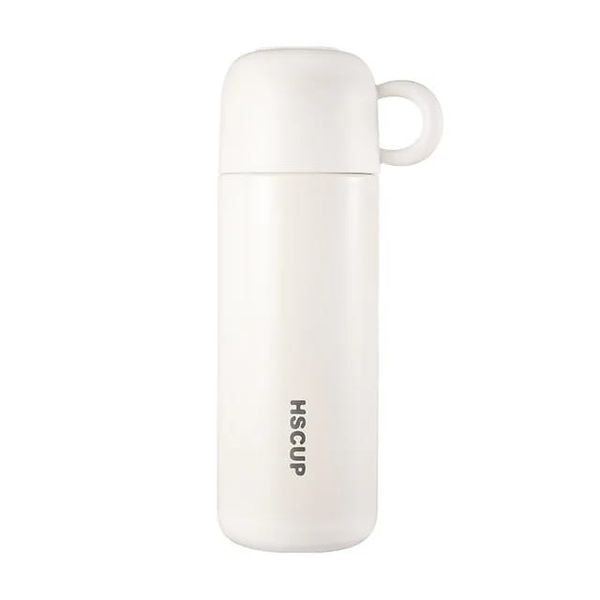 Portable Double Wall Water Coffee Cute Tumbler Bottle With Lid Cup