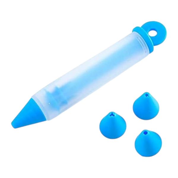 Silicone Icing Decorating Pen - Blue