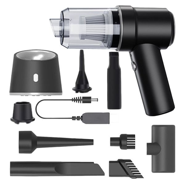 Automotive Multi Use Rechargeable Mini Vacuum Cleaner &amp; Accessories (21cm)