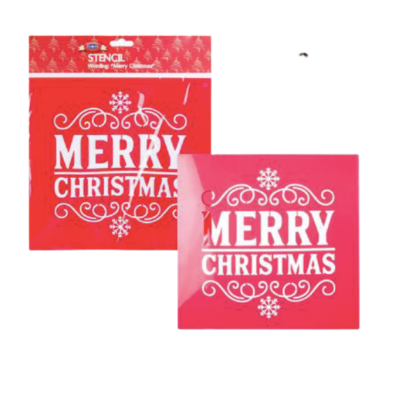 SD Stationary - Xmas Stationary Stencil