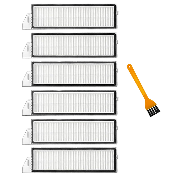 6 Pack Hepa Filter for Roborock S8 Maxv Ultra Vacuum Compatible with None