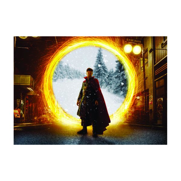 Dr Strange into the snow - A1 Poster