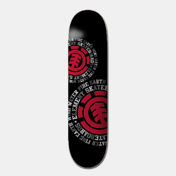Element Dispersion Skateboard Deck - Black - 7.75 X 31.25 Street