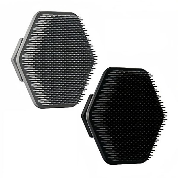 2-Pack Silicone Facial Cleansing Brushes-Gentle Exfoliator