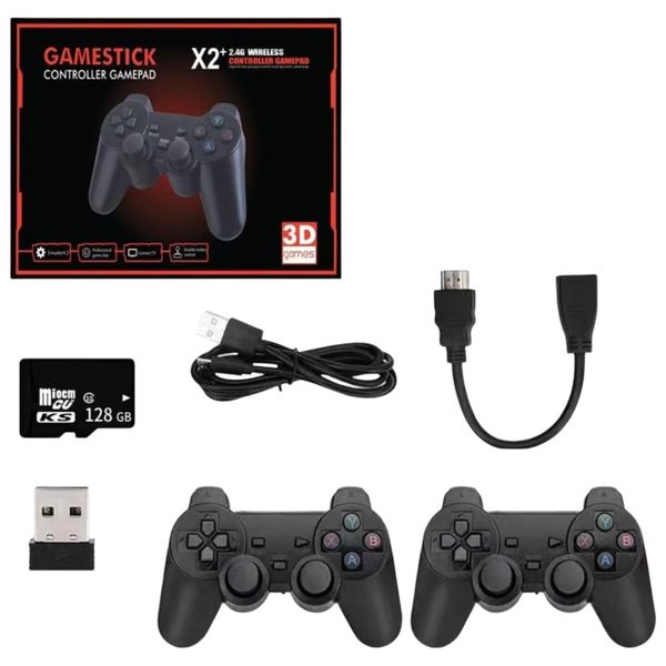 Game Stick 4K Retro Video Game Console HD - 128GB 40000+ Classic Games-GC