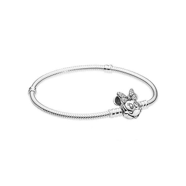 Minnie Mouse Snake Chain Bracelet - Mickey Mouse