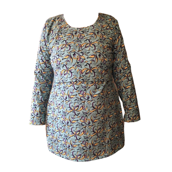 Shirt Long Sleeve - Blue Floral image