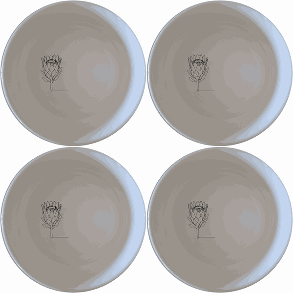 King Protea Flower Bowl Set of 4 - Range 2