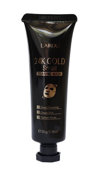 Laikou Golden Tearing Mask - Hypoallergenic Citrus Facial Cleanser 50g