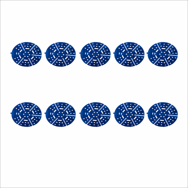 10 x Blueberry Enzyme Urinal Mats - Long-Lasting Freshness
