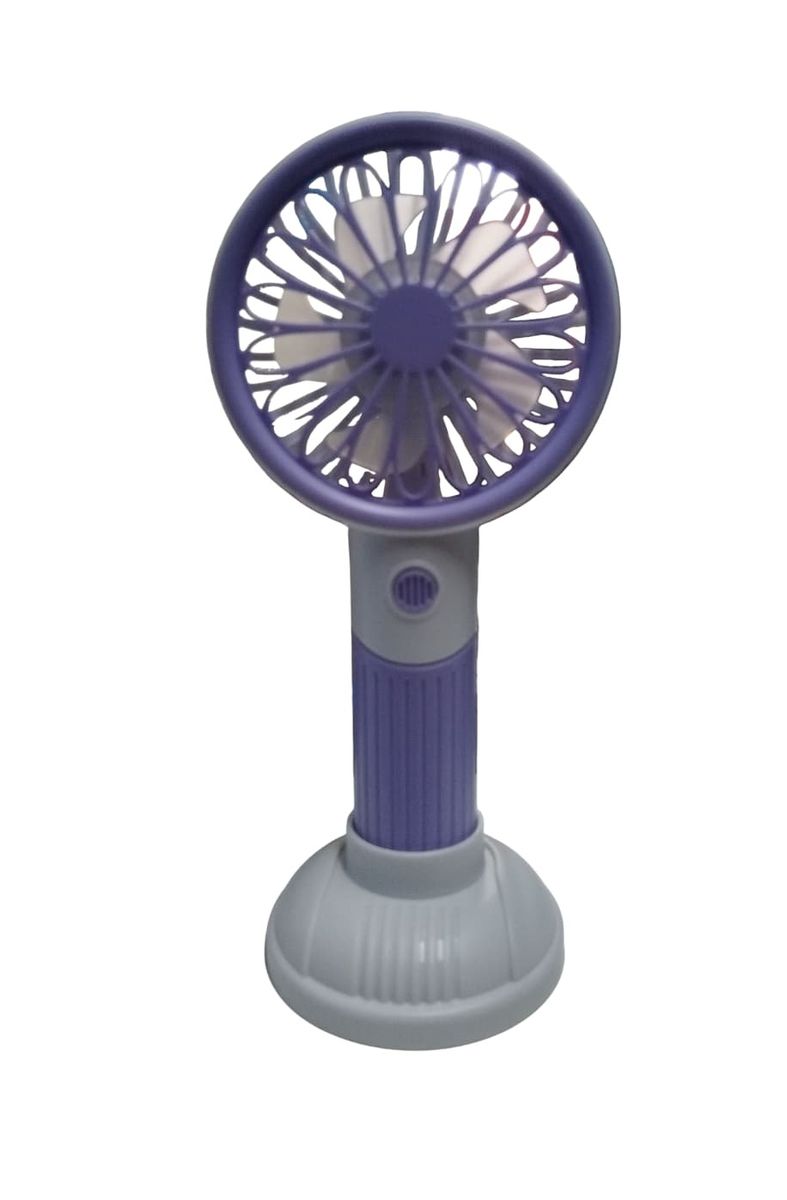 Mini Fan Handheld With 3 Speed With Rechargeable System Purple