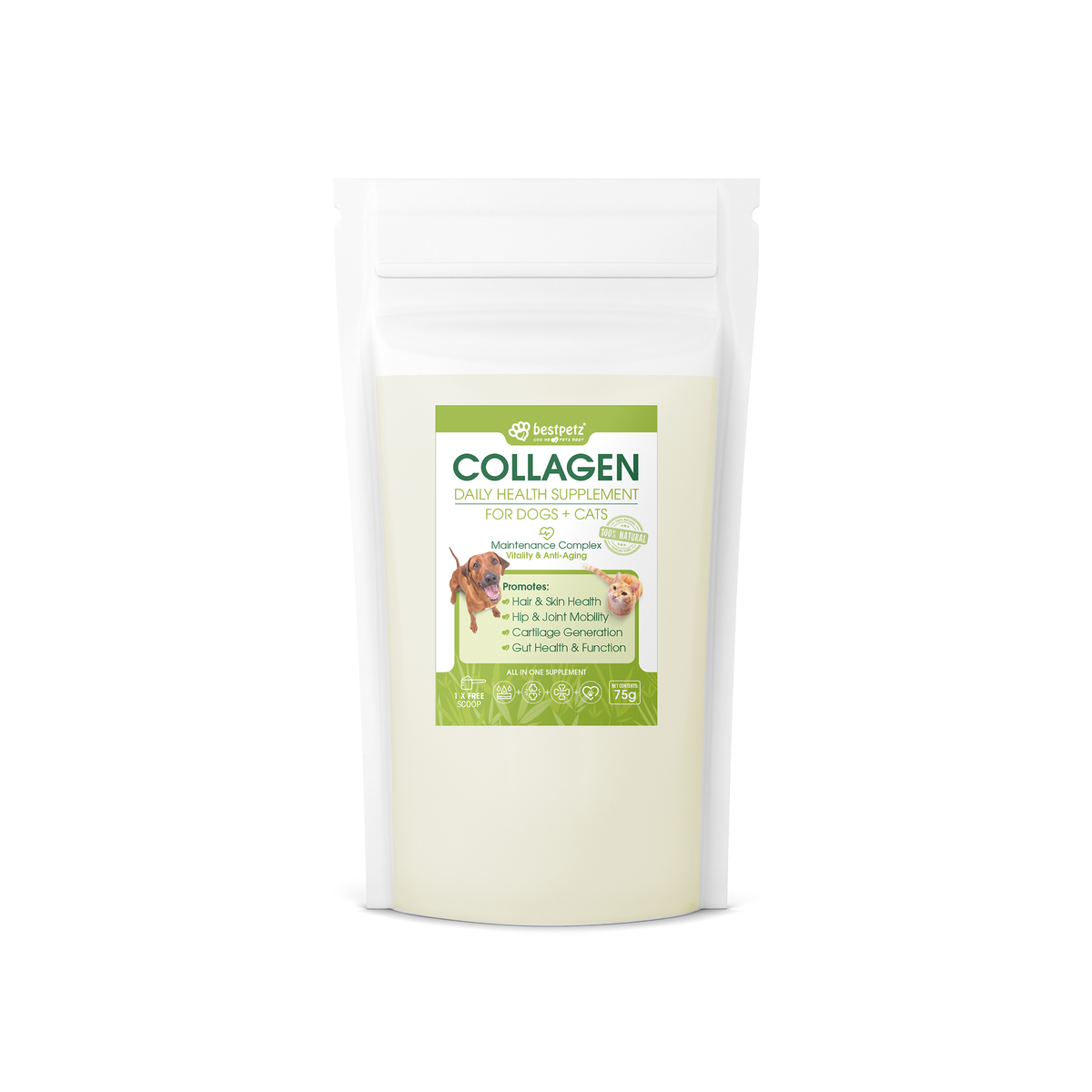 BestPetz 100 Pure Bovine Collagen for Dogs & Cats 75g Shop Today