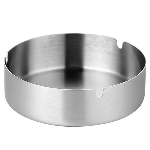 Stainless Steel Ashtray for Indoor and Outdoor Use