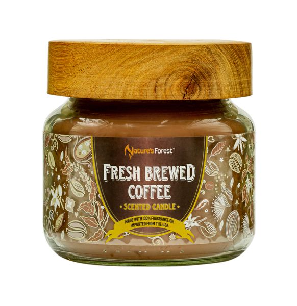 Nature's Forest - Fresh Brewed Coffee Candle - 2 Wicks