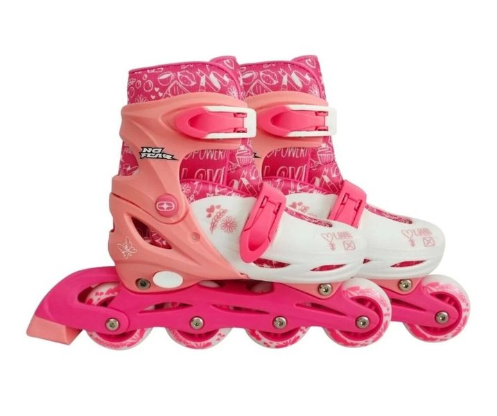 Kids Adjustable Inline Skates - Pink