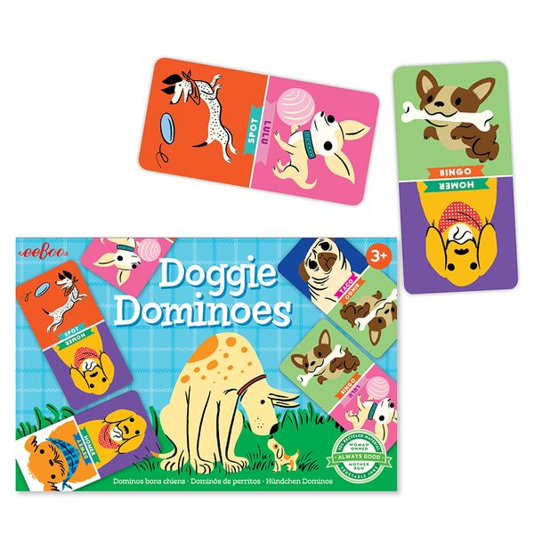 eeBoo Doggy Dominoes Game