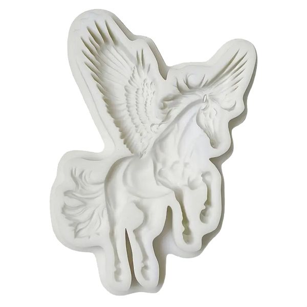 Silicon Pegasus Unicorn Baking Mold for Chocolate, Fondant or Soap Making