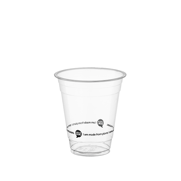 Clear Compostable PLA Cup - 350ml - Pack of 50